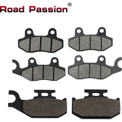 Road Passion Motorcycle Front and Rear Brake Pads for Yamaha RAPTOR YFM700R Special Edition RHINO YXR450 YXR660 All models 04-09