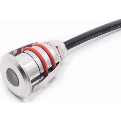 Small Underwater Spot Light IP68 12V Swimming Pool Fountain Spotlight Outdoor Corridor Gallery Lamp Hole D18mm 5-Year Warranty