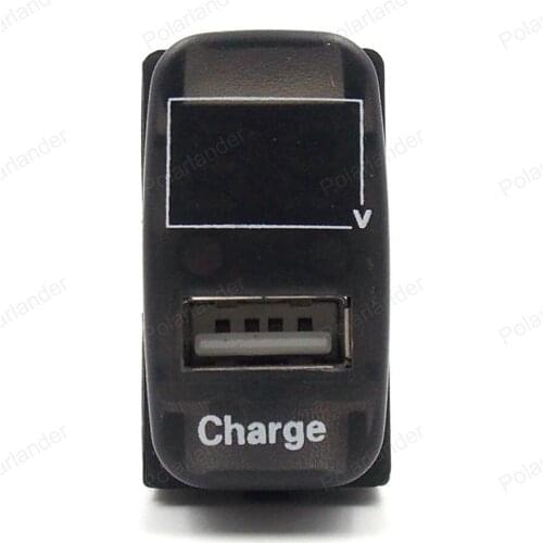 Special 5V 2.1A USB Interface Socket Car Charger and Voltmeter Suitable for M/ITSUBISHI Charge for Mobile phone i/phone