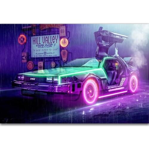 Lot style Choose Back To The Future Movie Art print Silk poster Home Wall Decor