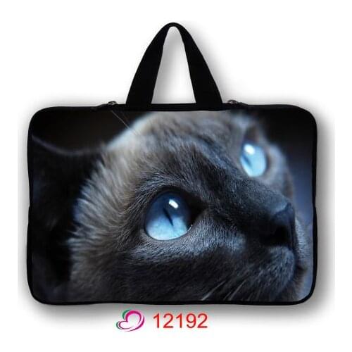 Blue Cat Laptop Bag Sleeve 11.6 12 13.3 14 15.6 inch Notebook Sleeve Bag For Macbook Air Pro 13 15 Dell Asus HP Acer Laptop Case