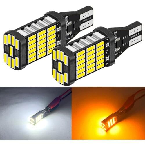 2Pcs 900Lm T15 W16W LED Canbus Bulbs 920 912 4014SMD White red 12V LED Reversing lights for BMW Mercedes Benz W203 W211 W204