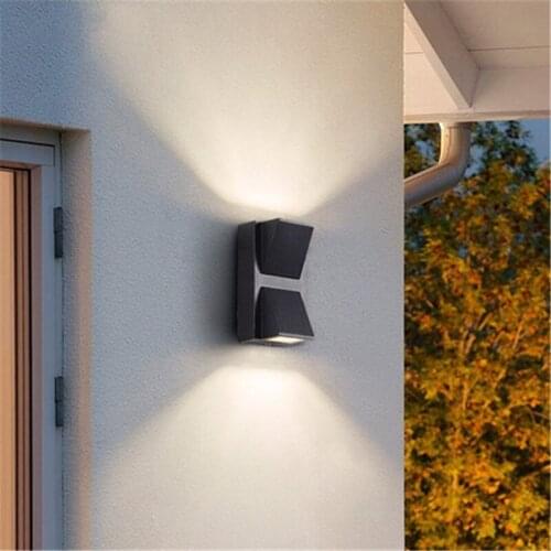 LED outdoor waterproof wall lamp 5W/14W villa garden courtyard exterior aisle corridor living room bedroom hotel bedside lamp
