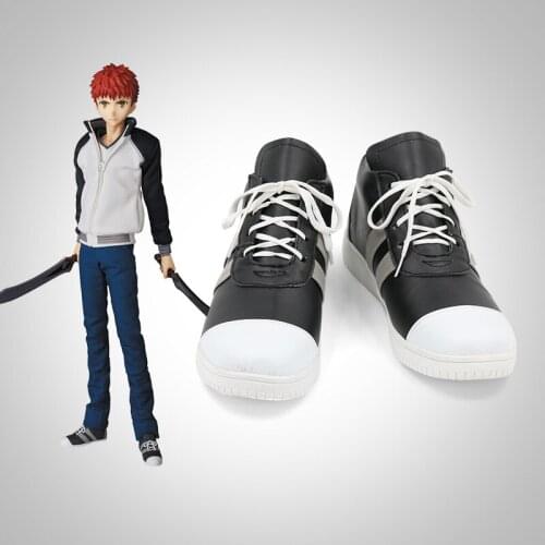 Unisex Anime Cos Fate/stay night Emiya Shirou Cosplay Costumes Boots Shoes Halloween Christmas Party Custom Made