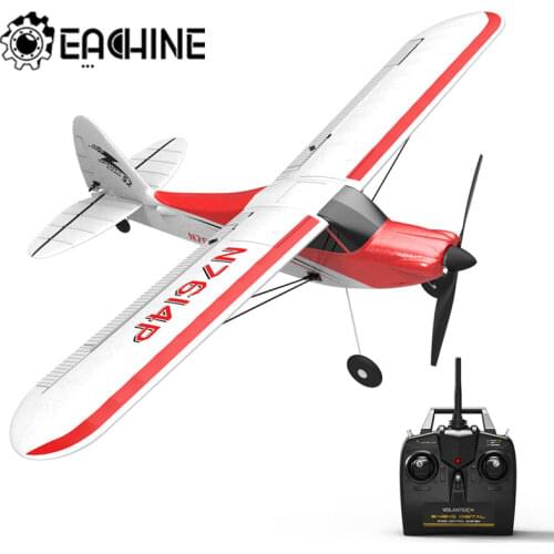 Volantex Sport Cub 500 761-4 500mm Wingspan 4CH One-Key Aerobatic Beginner Trainer RC Glider Airplane RTF Built In 6-Axis Gyro