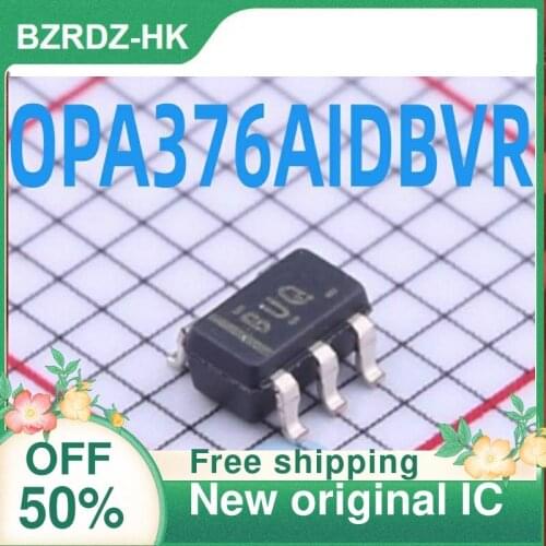 2-10PCS/lot OPA376AIDBVR OPA376 BUQ SOT23-5 New original IC