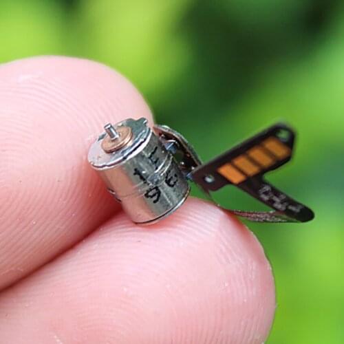 10pcs/set Micro Stepper Motor DIY Electric Machinery Ultra-small Stepping Motors Axis Diameter 0.7mm,Shaft Length 0.9mm