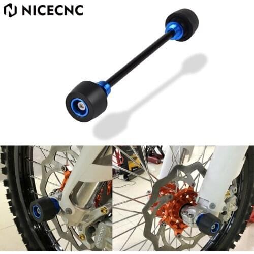 26mm Front Axle Slider Wheel Fork Crash Protector For Husqvarna 701 Enduro 2016-2021 FE 250 350 450 TE 125 250 300 2014 2015