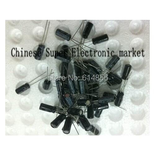 50PCS 50V1UF 4*7mm 1UF 50V 4*7 Electrolytic capacitor