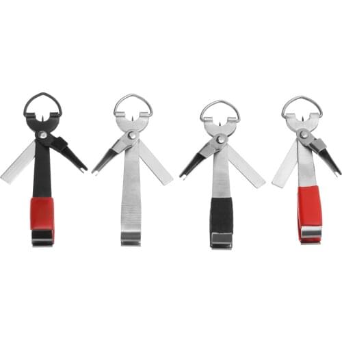 Stainless Steel Quick Knot Tying Tool Fishing Line Cutter Nippers Snip Fly Fishing Clippers Sharp Fast Hook Nail Knotter Tackle