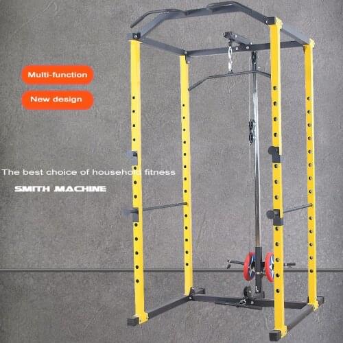 Deep Squatting Weight Lifting Multi-functional Frame Gantry Home Barbell Frame Comprehensive Training Fitness Rack