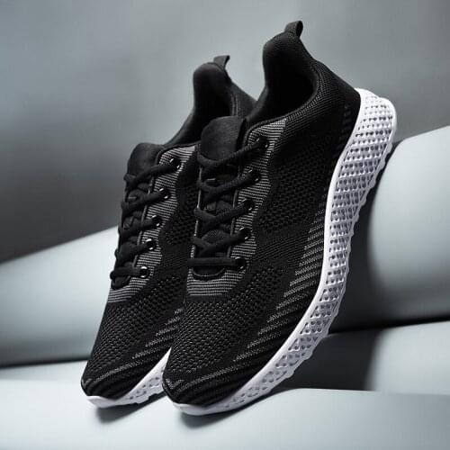 Tennis Shoes for Men Air Cushion Breathable Mesh Sneakers Jogging Trainers Outdoor Sports Shoes Plus Szie 38-46 Chaussures Homme