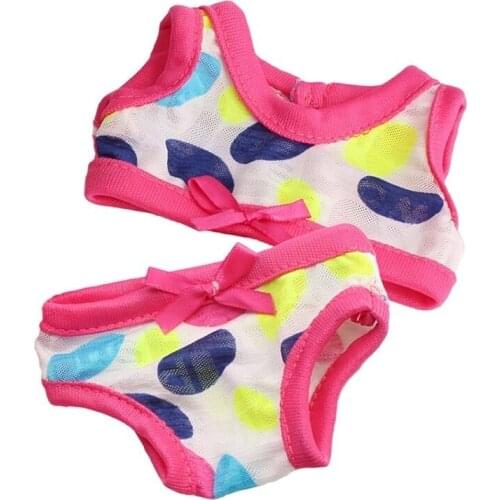 Summer Clothes Swimming Doll Clothes Swimwear Bathing Suit Bikini Fit 18 Inch Girl Doll Clothes