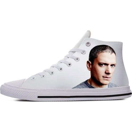 2019 hot fashion 3D Wentworth Miller High Sneakers for men/women high quality 3D printing handiness casual shoes