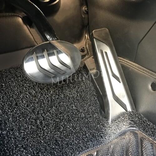 No Drill Steel Gas Brake Pedal Pad Cover Set For BMW X1 F48 X2 F39 2-Series MPV F45 F46 F40