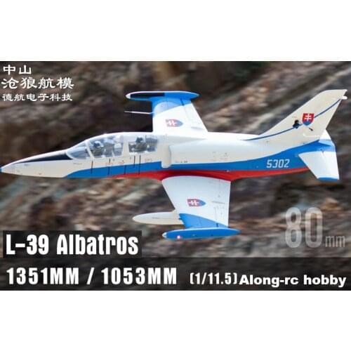 Freewing NEW Electric rc 80 jet plane 80mm edf L-39 Albatros plane 6s PNP or kit+s Retractable airplane RC MODEL HOBBY