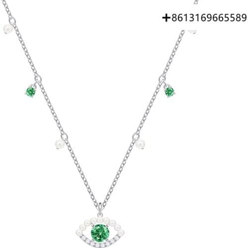 100% 925 Sterling Silver Original Replica 1:1 Fresh Necklace Lock Factory Direct Batch Free