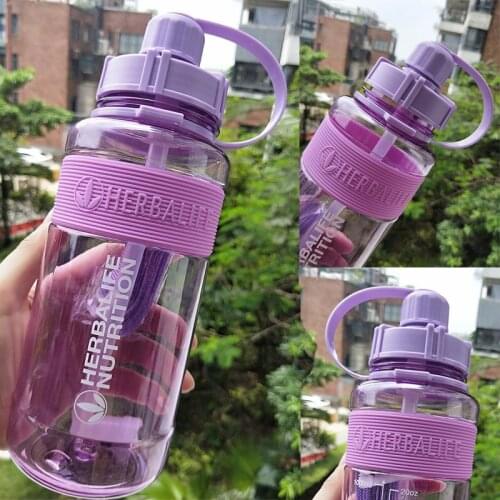 1000ml nutrition water bottle 24Fit Milk Shake Bottle straw bottle sports bottle plastic Space Bottle Kettle