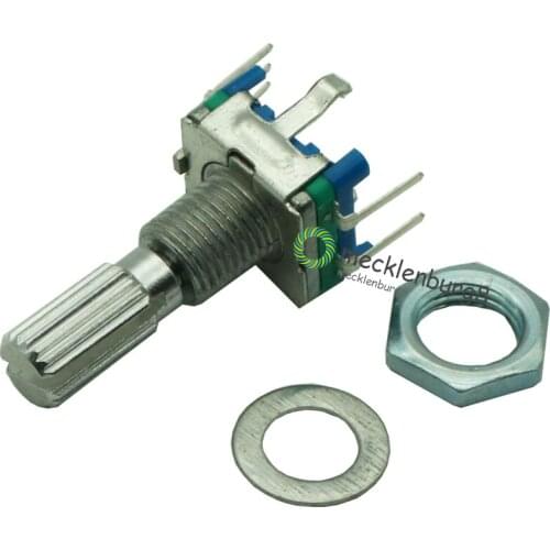 2Pcs Rotary Encoder Switch EC11 Audio Digital Potentiometer With Handle Length 20mm