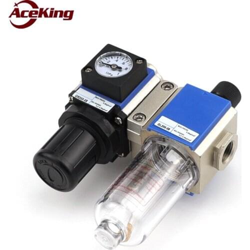 G series oil water separator filter air compressor air source treatment two parts of automatic drainage gfc200-08 gfc300-10-15