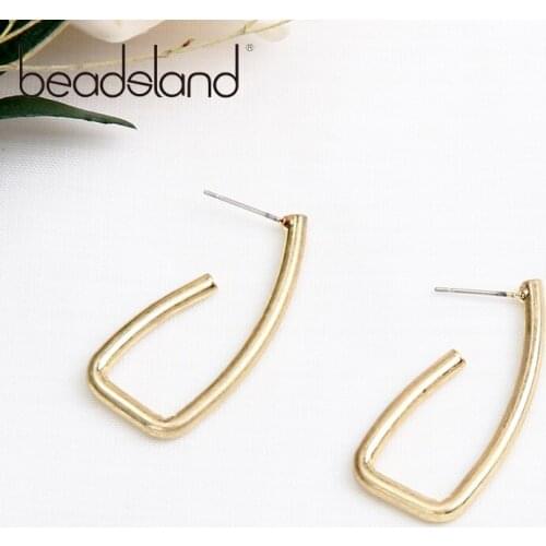 Beadsland Drop Earrings Metal Geometric Deign Fashion Punk Women Girls Dancing Party Christmas Gift 39299