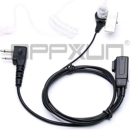 Air Tube Acoustic 2 Pin Headset Earphone for Radio ICOM IC V8 V82 V80 V85 H2 H6 F4G F3GS F11 F3001 F31 F4008 F3021 F43GS 4088A