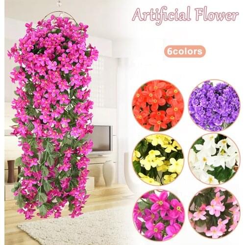1*Artificial Fake Flowers Ivy Vine Hanging Garland Plant Wedding Home Decoration Home Decor Artificia Birthday Decoration