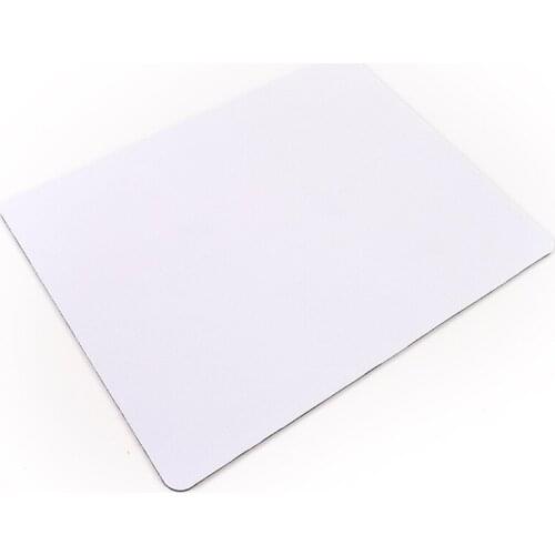 1 PCS White Fabric Mouse Mat Pad High Quality 3mm Thick Non Slip Foam 26*21cm