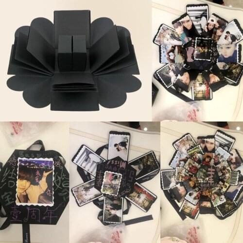 1pc Surprise Gifts Box Manual Lovers DIY Photos Valentines Day Wedding Romance Creative Birthday Party Surprise Gift