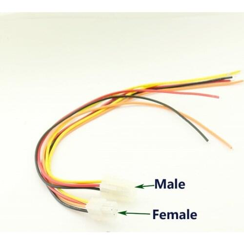 10pcs ATX 4 Pin 2 X 2 Pin Male & Female Motherboard CPU EPS Power Supply Adapter Cable 30cm