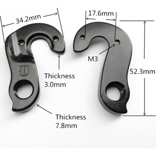 2pcs Road alloy Cycling gear hangers Bicycle Rear Derailleur Hanger dropout for Trek Lexa SLX Emonda Lexa Boone Crockett Domane