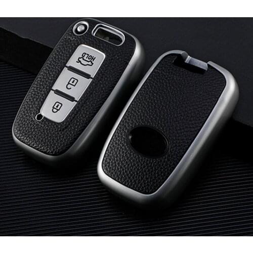 TPU Car Key Cover Case For Hyundai Solaris Veloster IX35 Accent Elantra i30 KIA RIO K2 K3 Sportage Shell Keychain Accessories