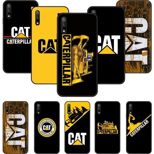 Phone Case For Huawei Honor 9X 10 9 20 8X 8A 8S 7X 7A i A Pro Play Lite Black Cover Waterproof Silicone Shell Soft Caterpillar