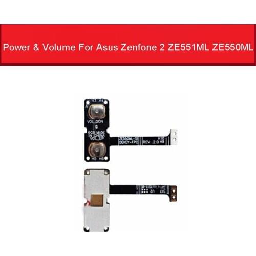 On/Off Power & Volume Flex cable For Asus Zenfone 2 ZE551ML ZE550ML 5.5" Power Sleep Button+Volume Switch Replacement Parts