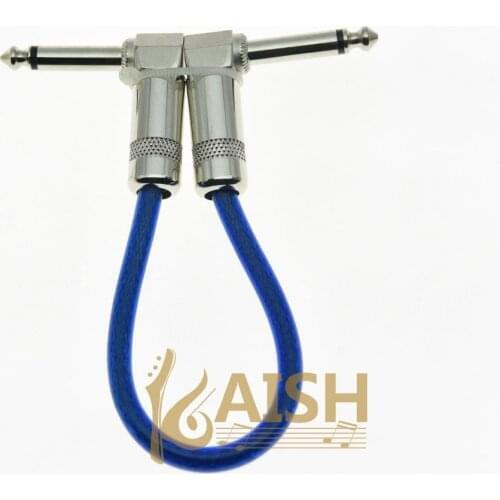 KAISH Kaish Blue 20cm 8'' Mono Guitar Effect Pedal Board Patch Cable Effects Pedal Cord