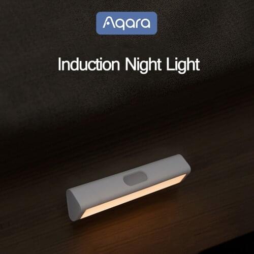 Xiaomi Aqara Magnetic Installation Portable Night Light with Human Body Light Sensor 3200K Color Temperature for Multiple Scenes