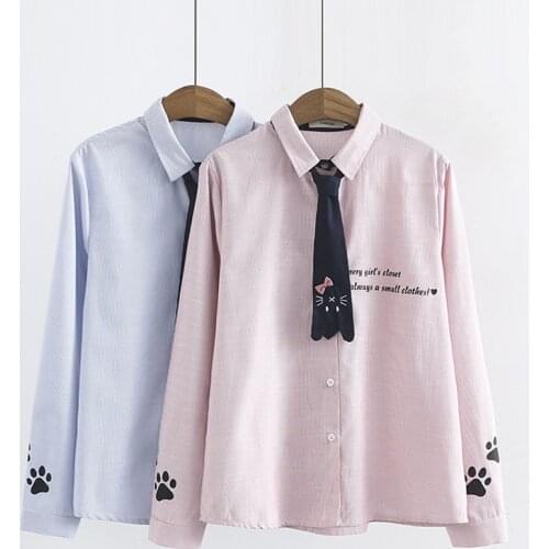 Женские рубашки в полоску MoriAlice China At AliExpress