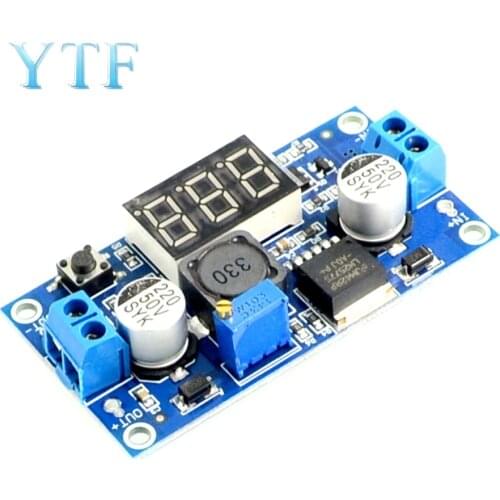 DC-DC Boost Module Digital Voltmeter LM2577 Circuit Board 3A Output