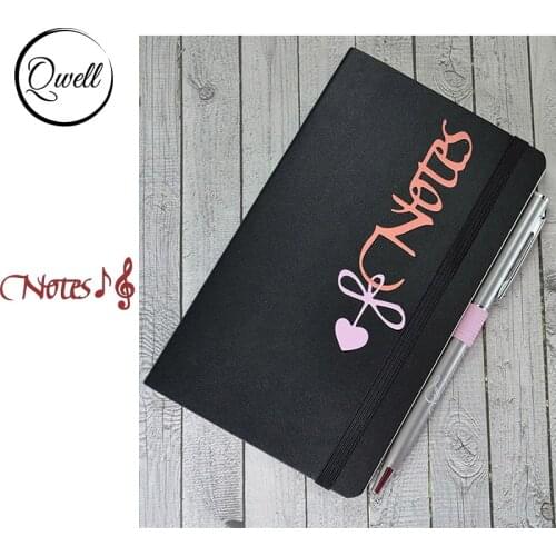 QWELL Word Notes Metal Cutting Dies for Scrapbooking and Card Making Paper Embossing Craft New 2019 die cuts