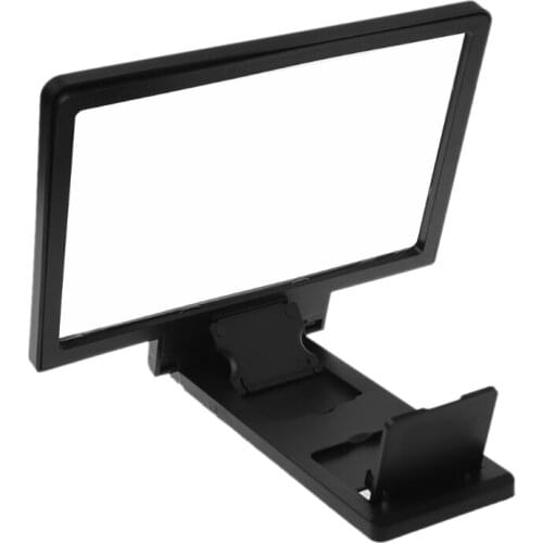 3X Zoom Foldable Mobile Phone Screen Magnifier Amplifier Enlarger Stand Holder