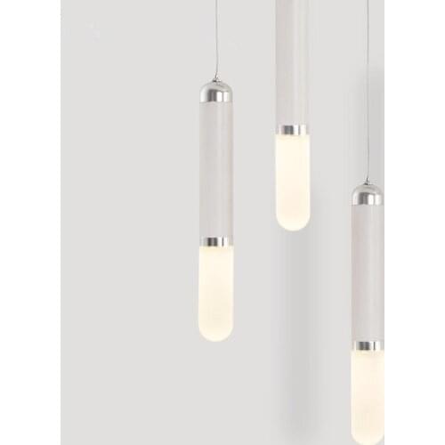 Modern Led Pendant Lights Acrylic Metal Nordic European Restaurant Dining Kitchen Pendant Lamp Indoor Home Contemporary Design