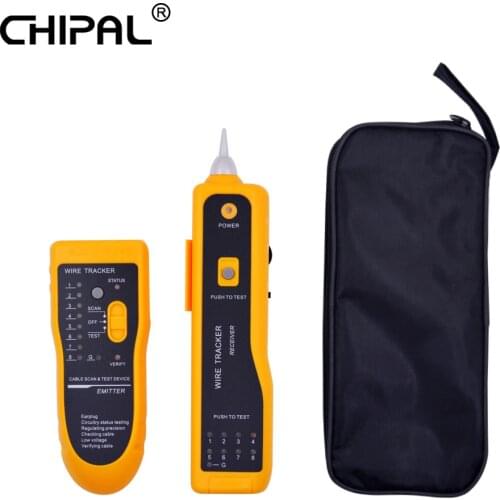CHIPAL JW-360 LAN Network Cable Tester Cat5 Cat6 RJ45 UTP STP Line Finder Telephone Wire Tracker Tracer Diagnose Tone Tool Kit