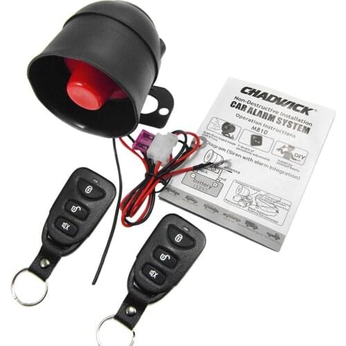 Universal Car Keyless Entry Engine Start Alarm System Push Button Remote