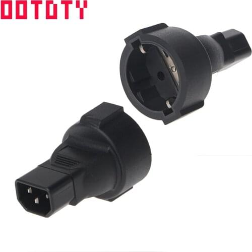 WA-0140 UPS/PDU Power Lead IEC 320 C14 to CEE 7/7 European Female Adapter Damom