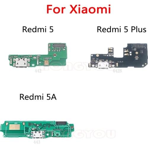 USB Charge Dock Board Charging Socket Jack Port Plug Connector Flex Cable For Xiaomi Redmi 5 Plus 5A