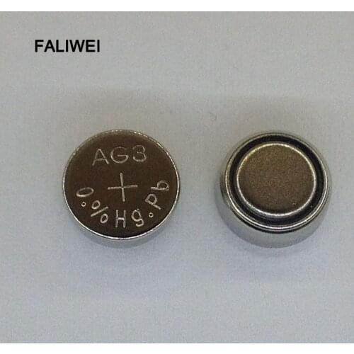 20pcs/lot FALIWEI AG3 Button Battery 1.5V G3 AG3 LR41 LR736 V3GA SR41 LR192 384 392 button cell