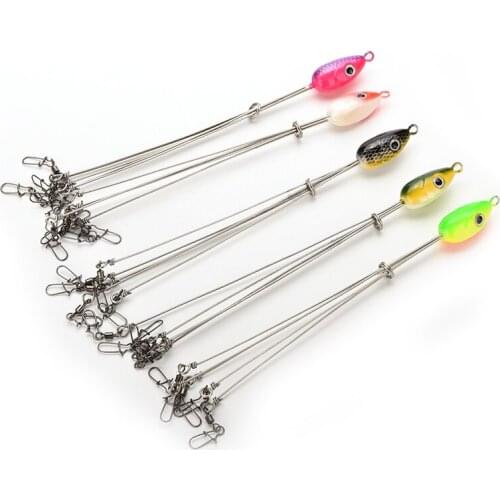 5Pcs Ocean Boat Fishing Lures Alabama Umbrella Fishing Rig Swivel Lure Bait Free Shipping
