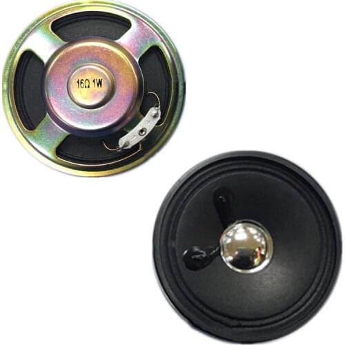 77MM 16 Ohms 1W Full-range Iron Magnetic Loadspeaker 78mm Round Paper Speaker