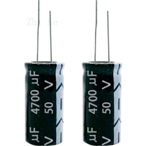 2PCS 50V4700UF 18*35mm 4700UF 50V 18*35mm 50V 4700UF 18*35mm Aluminum electrolytic capacitor