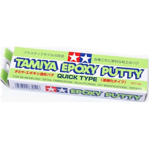 Tamiya 87051 Quick Dry Type AB/Epoxy Putty 25g Model Craft Tools Fast Drying NIB